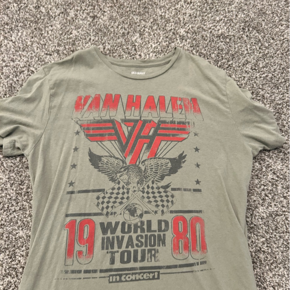 Vintage Van Halen World Tour Oversized-Tee
